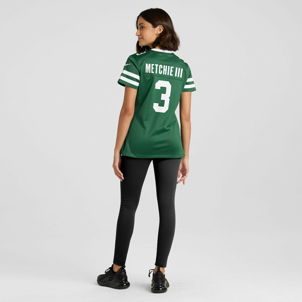 John Metchie III New York Jets Women's Team Game Jersey - Legacy Green for sale