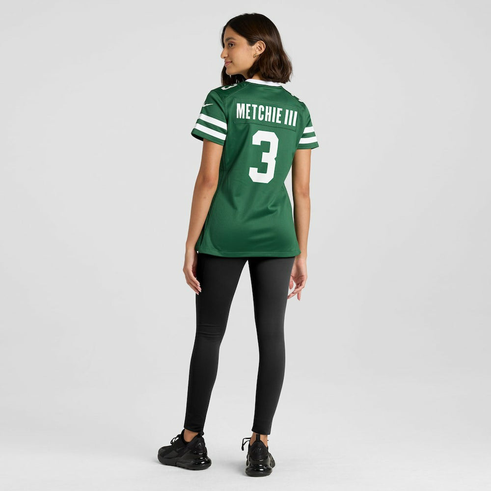 John Metchie III New York Jets Women's Team Game Jersey - Legacy Green for sale