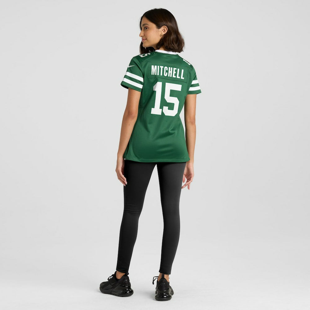 Adonai Mitchell New York Jets Women's Team Game Jersey - Legacy Green online