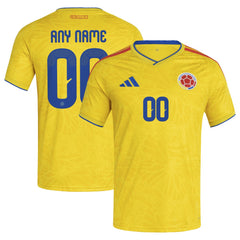 Colombia National Team FIFA x World Cup 2026 Home Replica Custom Jersey - Yellow cheap