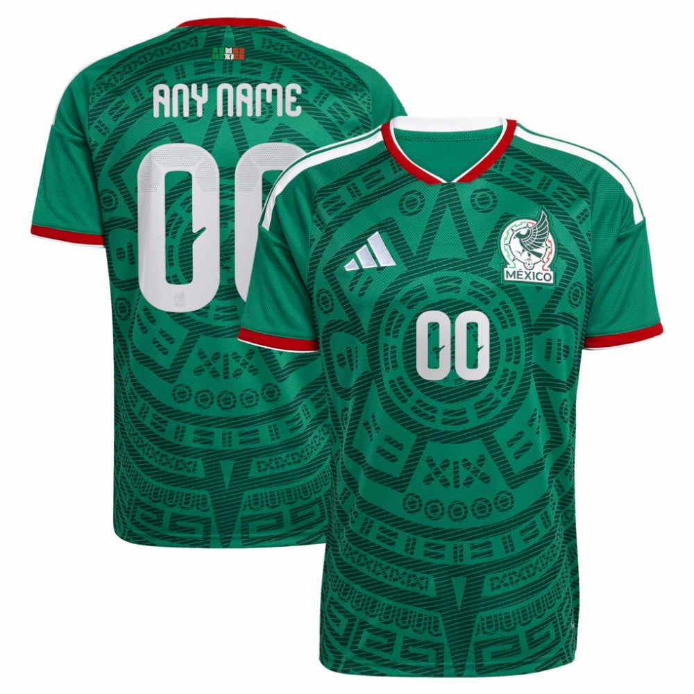 Mexico National Team 2026 Home Replica Custom Jersey - Green for sale