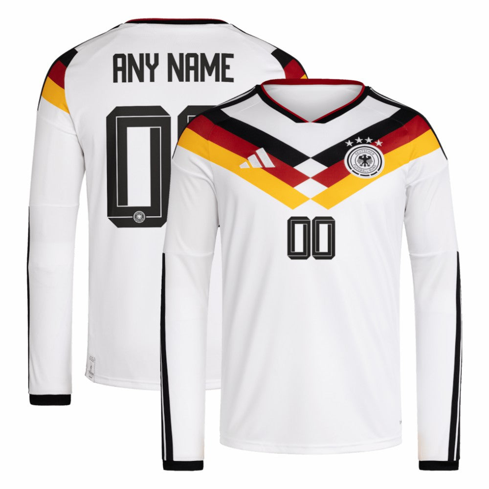 Germany National Team FIFA x World Cup 2026 Home Replica Long Sleeve Custom Jersey - White for sale