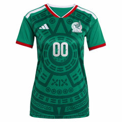 Mexico National Team Women's 2026 Home Replica Custom Jersey - Green sale