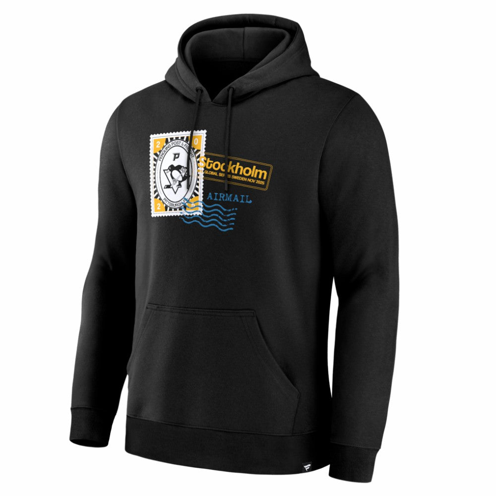Pittsburgh Penguins 2025 NHL Global Series Hometown To Stockholm Legacy Hoodie - Black Hoodies