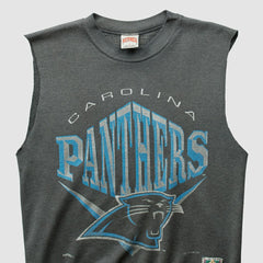Carolina Panthers Nutmeg Mills 90s Pullover Sweatshirt - Charcoal Vintage for sale