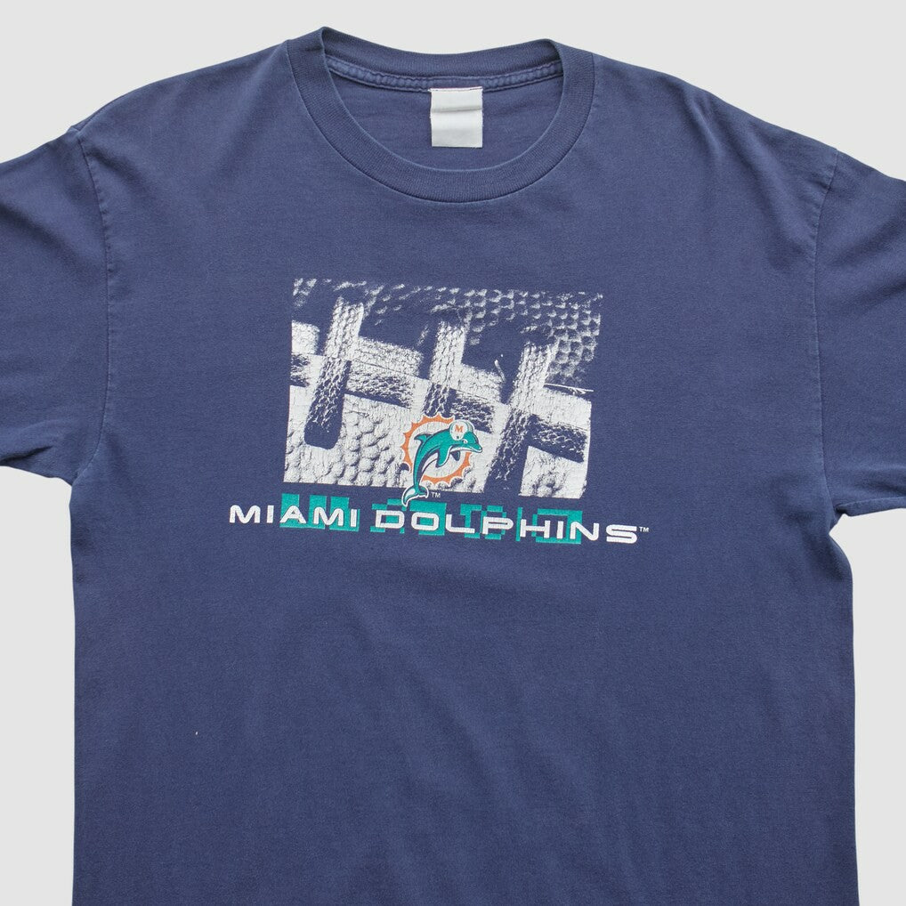 Miami Dolphins 2000s Long Sleeve T-shirt - Navy Vintage on sale