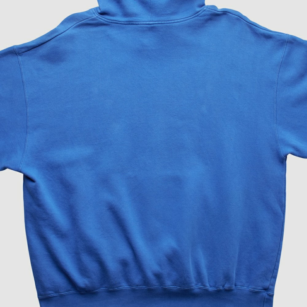 Texas Rangers Majestic 2000s Hooded Pullover Sweatshirt Blue Vintage