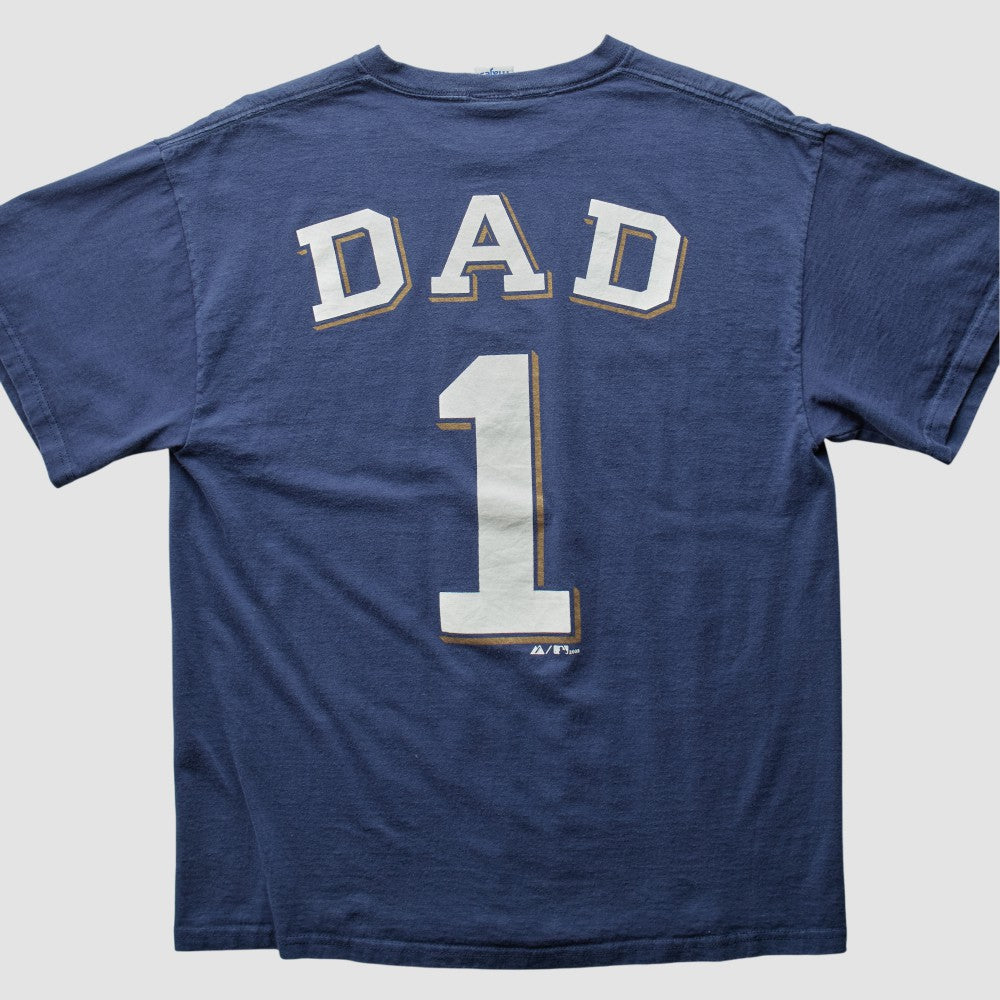 Milwaukee Brewers Majestic 2008 T-shirt Navy Vintage