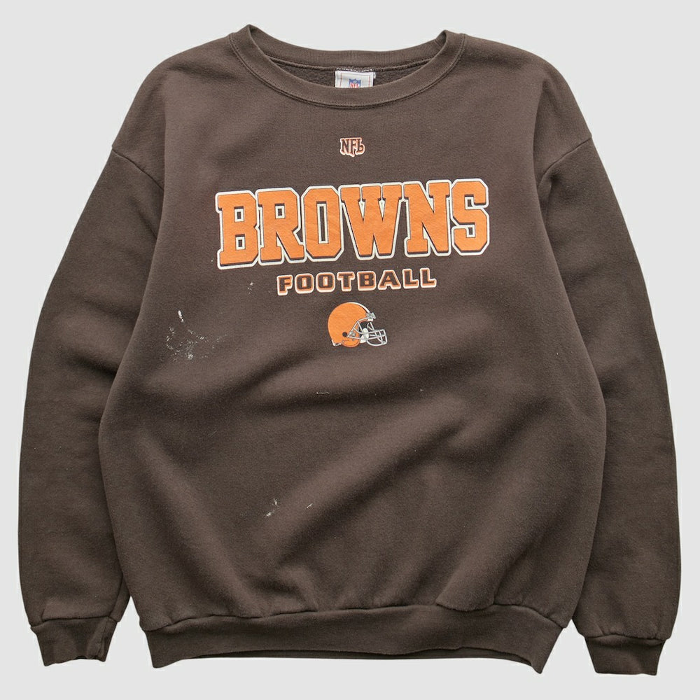 Cleveland Browns NFL 2000s Pullover Sweatshirt - Brown Vintage cheap
