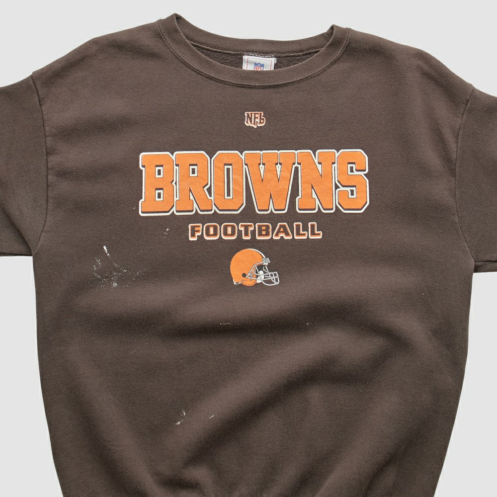 Cleveland Browns NFL 2000s Pullover Sweatshirt - Brown Vintage cheap