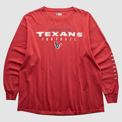 Houston Texans NFL 2000s Long Sleeve T-shirt - Red Vintage discount