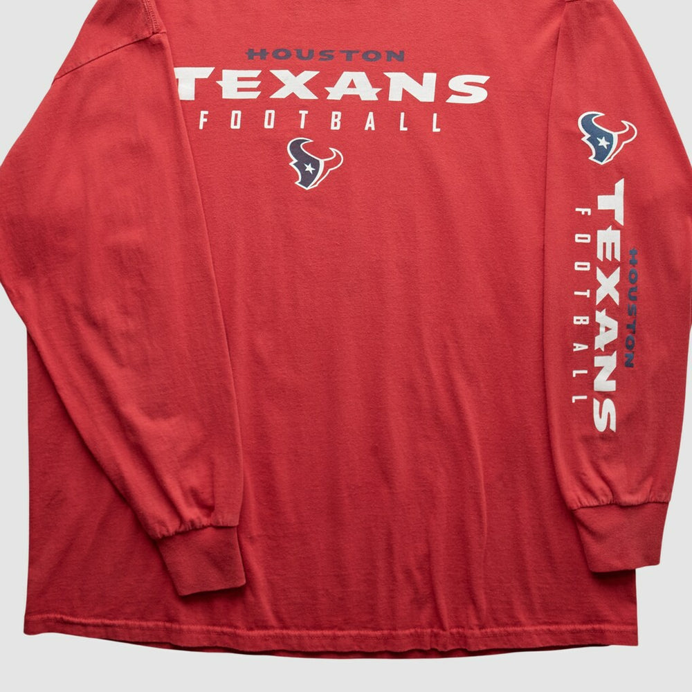 Houston Texans NFL 2000s Long Sleeve T-shirt - Red Vintage discount