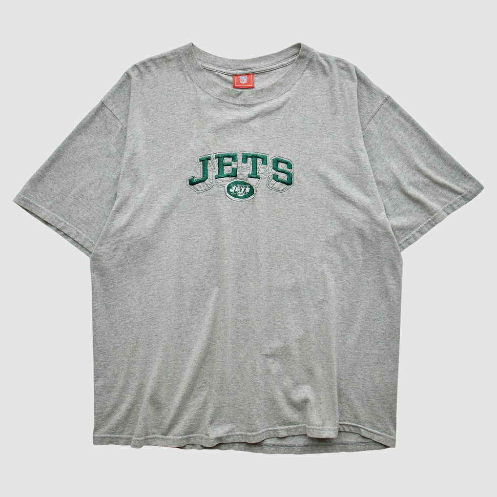 New York Jets NFL 2000s T-shirt - Heather Gray Vintage cheap
