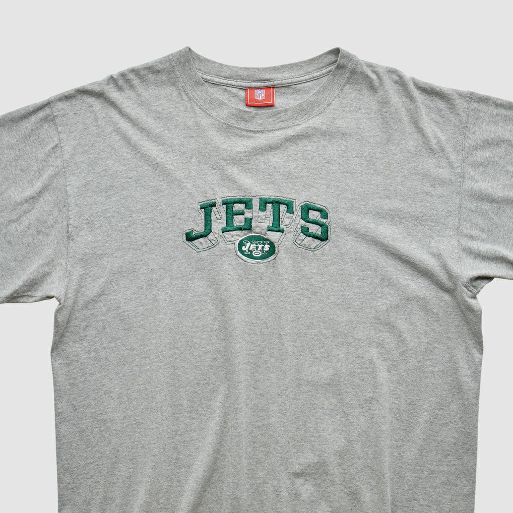 New York Jets NFL 2000s T-shirt - Heather Gray Vintage cheap
