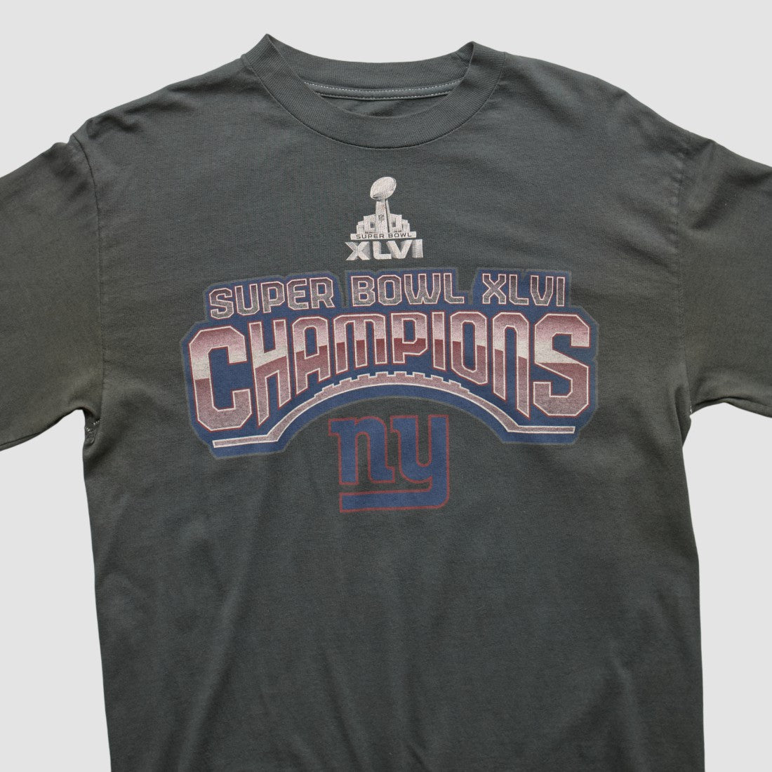 New York Giants 2012 Long Sleeve T-shirt - Black Vintage on sale