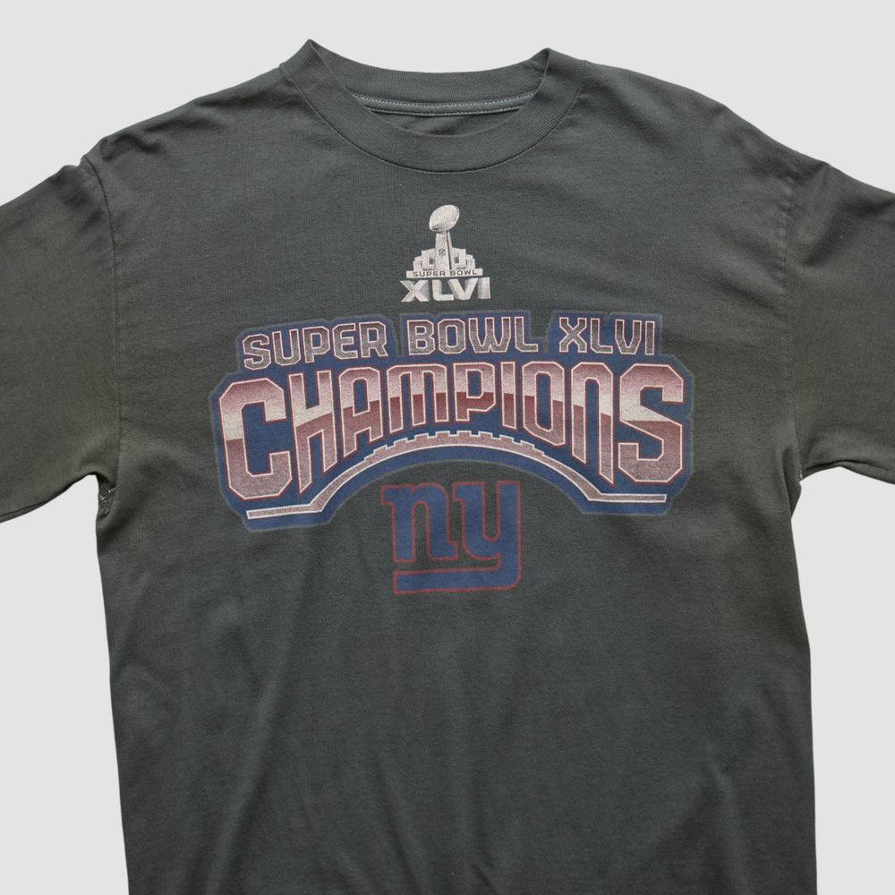 New York Giants 2012 Long Sleeve T-shirt - Black Vintage on sale