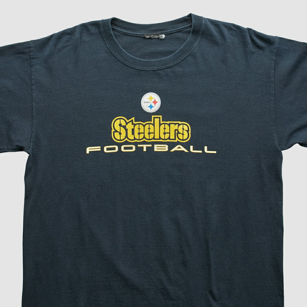 Pittsburgh Steelers NFL 2010s Long Sleeve T-shirt - Navy Vintage cheap