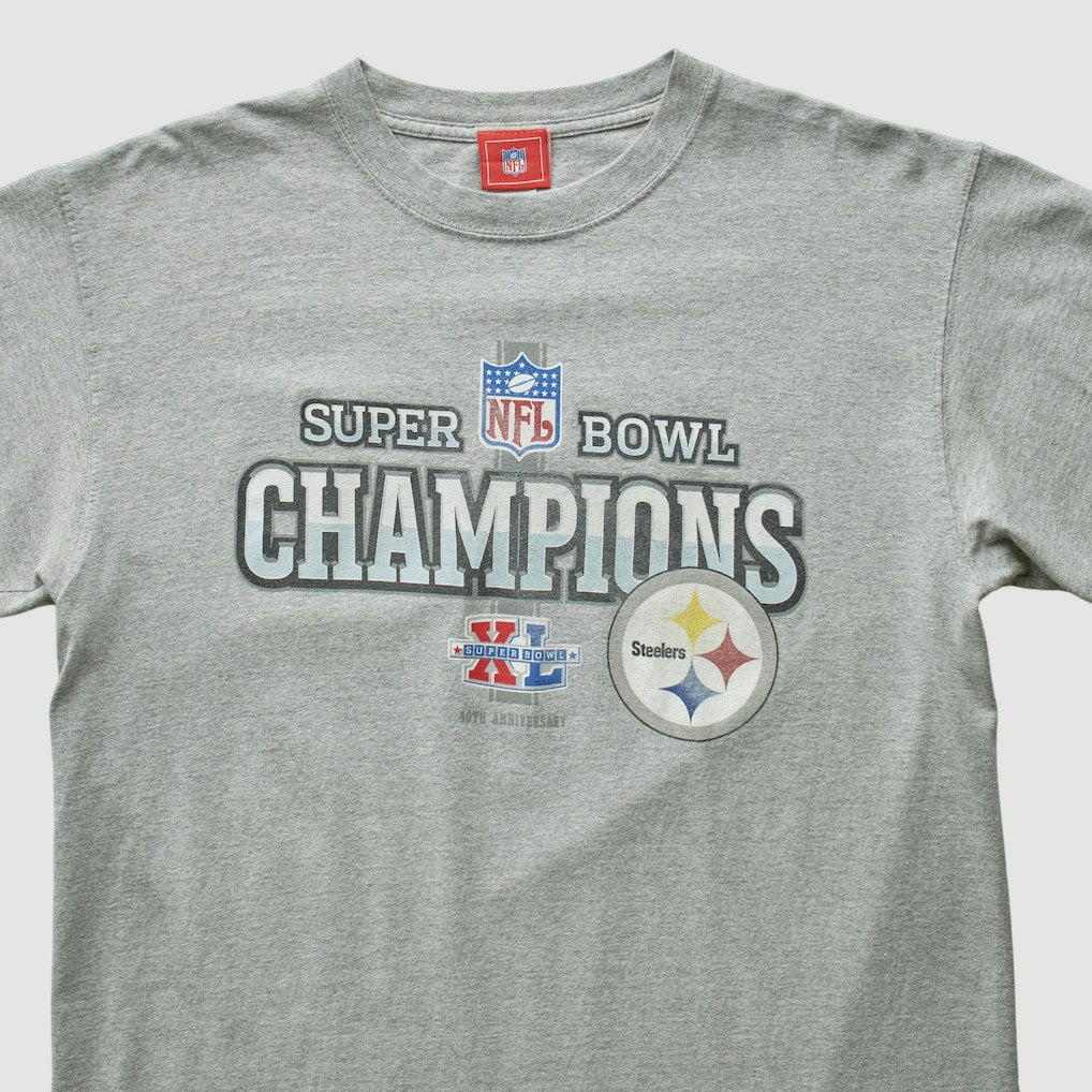 Pittsburgh Steelers NFL 2006 T-shirt - Heather Gray Vintage for sale