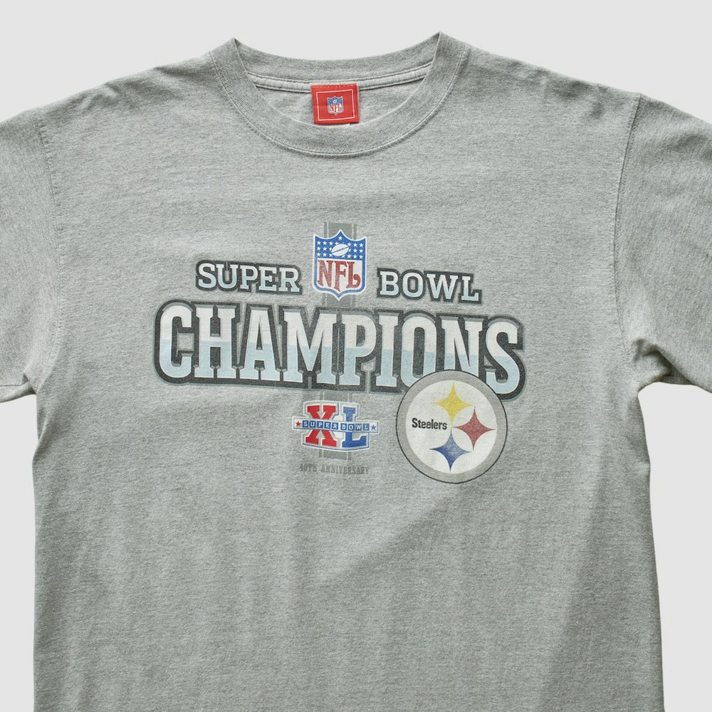 Pittsburgh Steelers NFL 2006 T-shirt - Heather Gray Vintage for sale