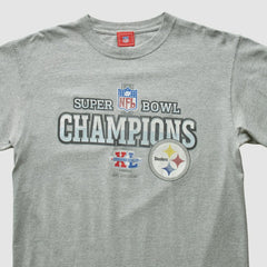 Pittsburgh Steelers NFL 2006 T-shirt - Heather Gray Vintage for sale