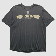 New Orleans Saints Reebok 2000s T-shirt - Black Vintage for sale
