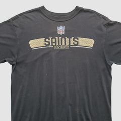 New Orleans Saints Reebok 2000s T-shirt - Black Vintage for sale