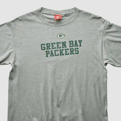 Green Bay Packers NFL 2000s T-shirt - Heather Gray Vintage on sale