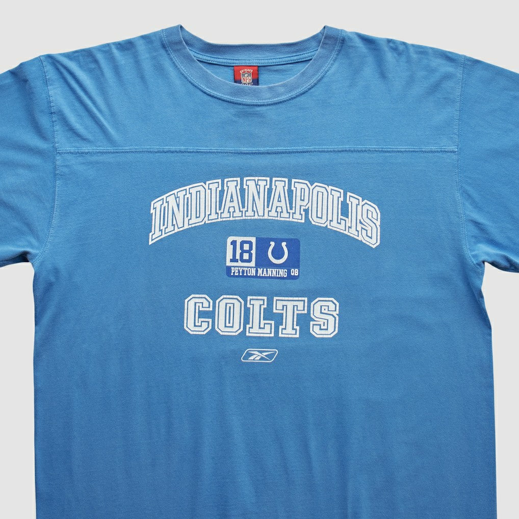 Indianapolis Colts Reebok 2000s Long Sleeve T-shirt - Blue Vintage discount