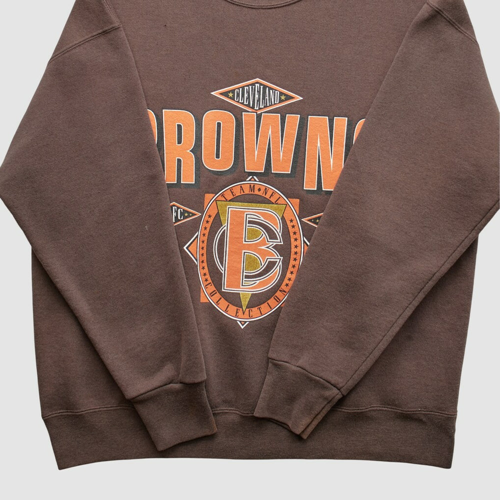 Cleveland Browns Home Team Advantage 90s Sweatshirt - Brown Vintage outlet