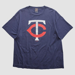 Minnesota Twins Majestic 2000s T-shirt Navy Vintage