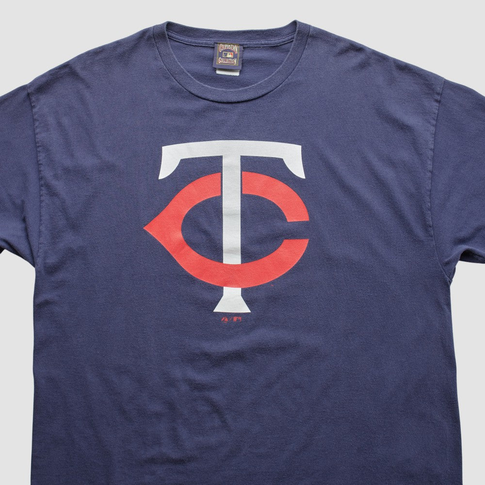 Minnesota Twins Majestic 2000s T-shirt Navy Vintage