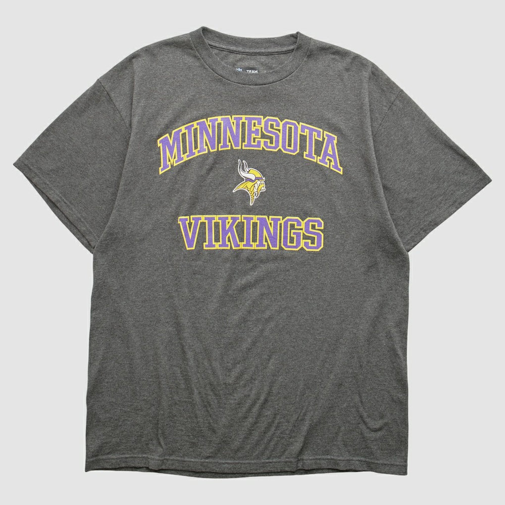 Minnesota Vikings NFL 2010s T-shirt - Dark Heather Gray Vintage cheap