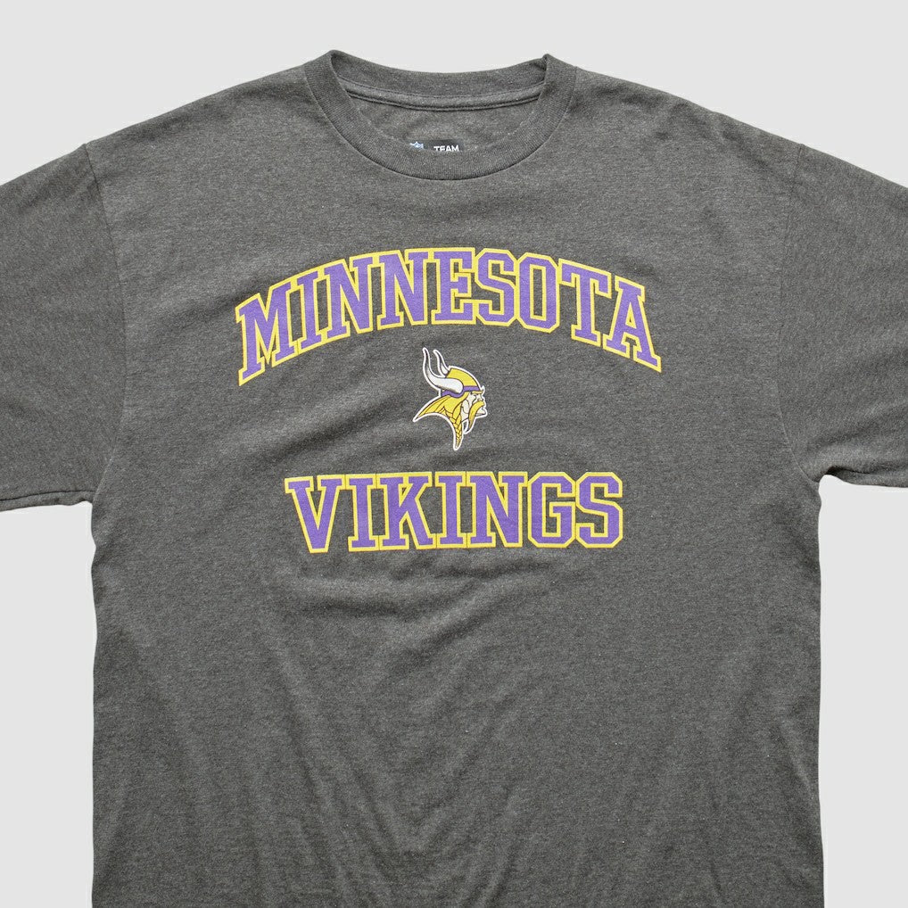 Minnesota Vikings NFL 2010s T-shirt - Dark Heather Gray Vintage cheap