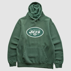 New York Jets NFL 2010s Hooded Sweatshirt - Green Vintage cheap