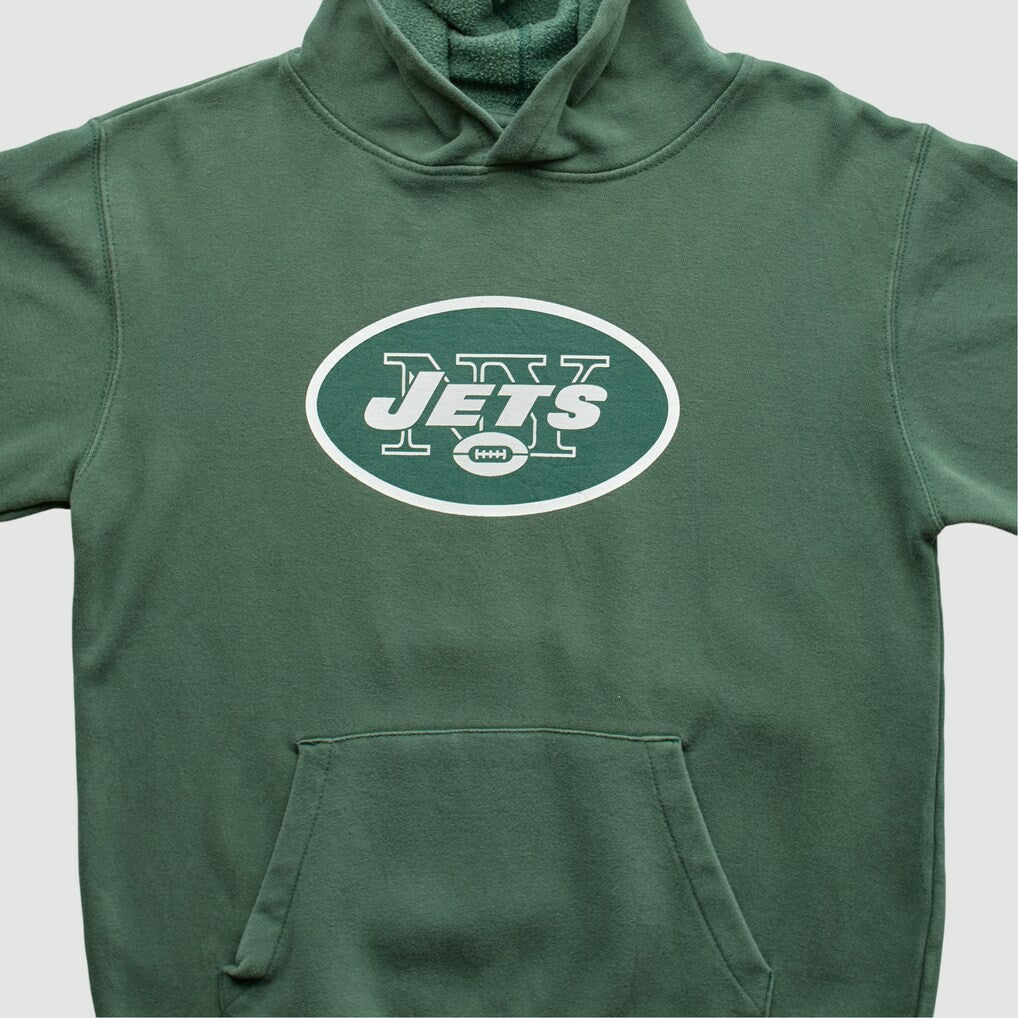 New York Jets NFL 2010s Hooded Sweatshirt - Green Vintage cheap