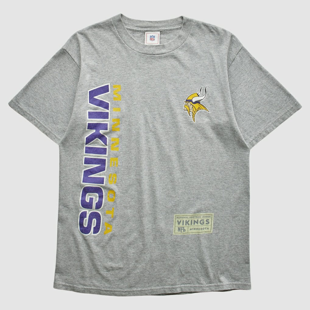 Minnesota Vikings NFL 2000s T-shirt - Heather Gray Vintage outlet