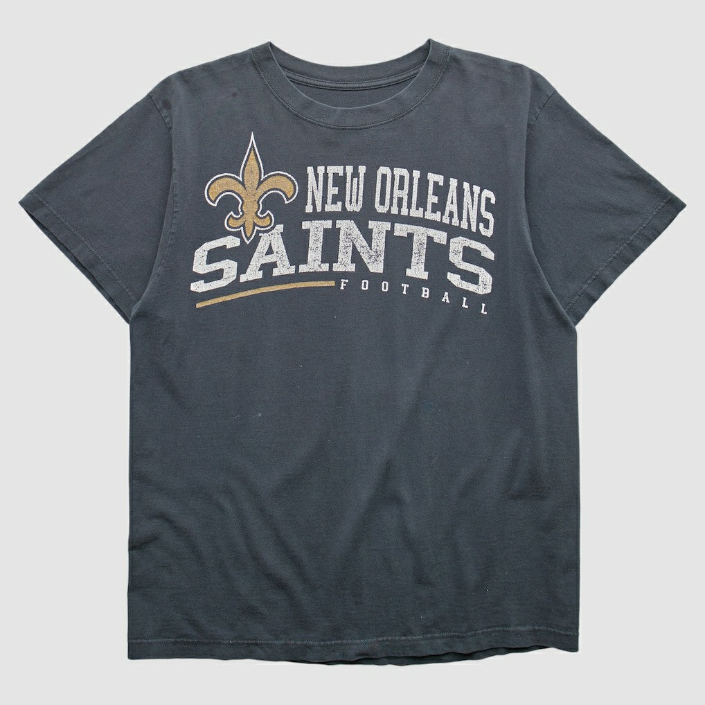 New Orleans Saints Reebok 2000s T-shirt - Black Vintage for sale