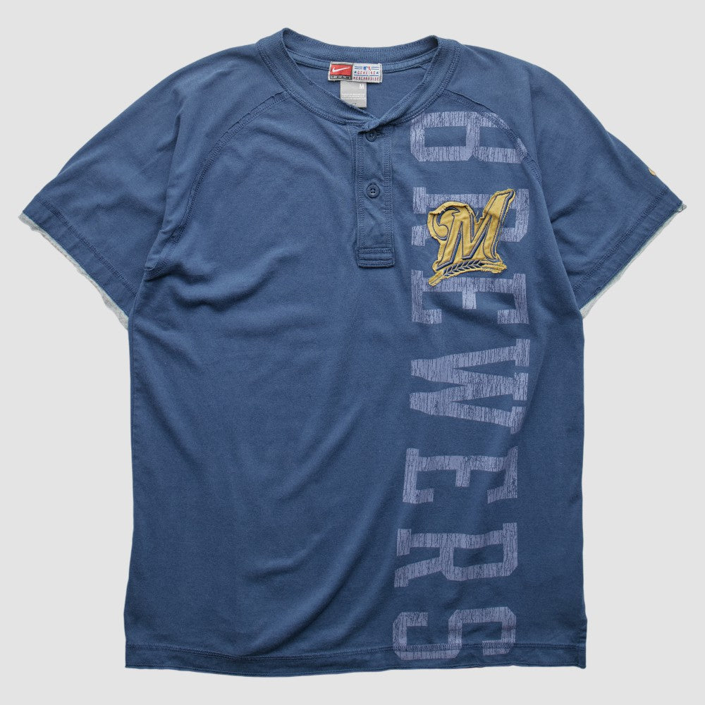 Milwaukee Brewers 2000s T-shirt Blue Vintage