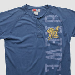 Milwaukee Brewers 2000s T-shirt Blue Vintage