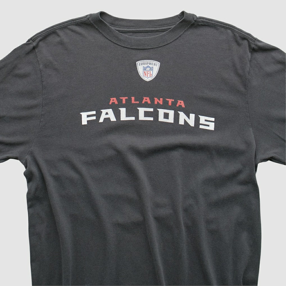 Atlanta Falcons Reebok 2000s Long Sleeve T-shirt - Charcoal Vintage outlet