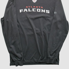 Atlanta Falcons Reebok 2000s Long Sleeve T-shirt - Charcoal Vintage outlet