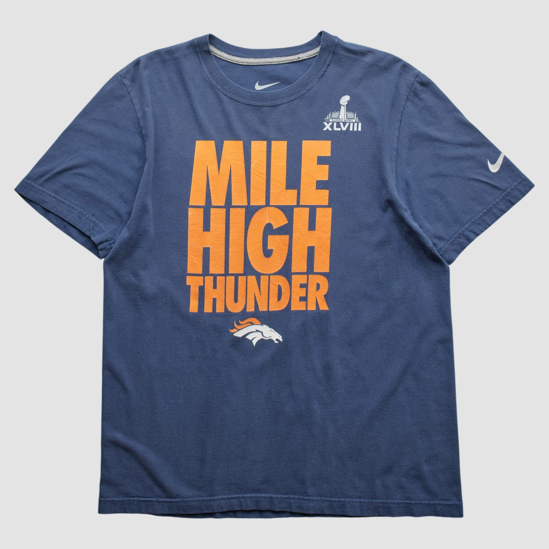 Denver Broncos 2014 T-shirt - Navy Vintage cheap