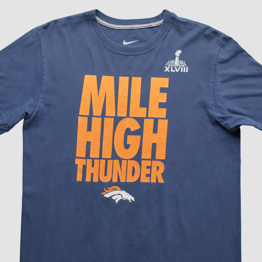 Denver Broncos 2014 T-shirt - Navy Vintage cheap