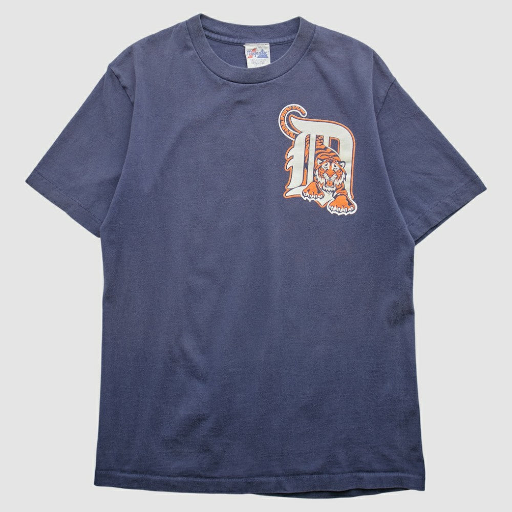 Detroit Tigers Majestic 2000s T-shirt Navy Vintage