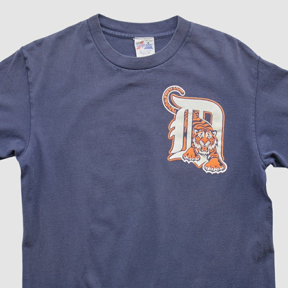 Detroit Tigers Majestic 2000s T-shirt Navy Vintage