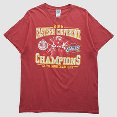 Cleveland Cavaliers NBA 2015 T-shirt sale - Maroon Vintage discount