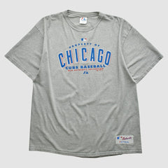 Chicago Cubs Majestic 2007 T-shirt Heather Gray Vintage