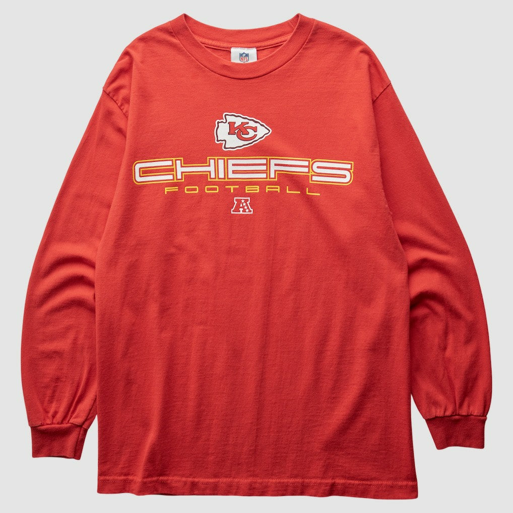 Kansas City Chiefs NFL 2000s Long Sleeve T-shirt - Red Vintage online