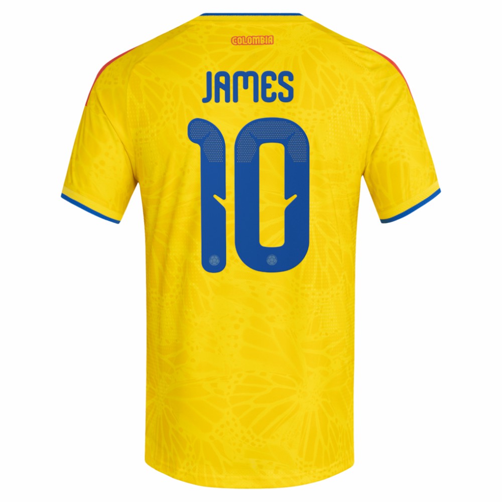 James Rodriguez Colombia National Team 2026 Home Jersey - Yellow shop