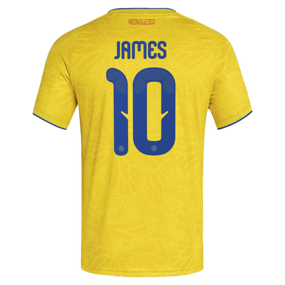 James Rodriguez Colombia National Team 2026 Home Replica Jersey - Yellow for sale